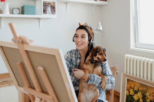 istock Young Female Artist 1212978945