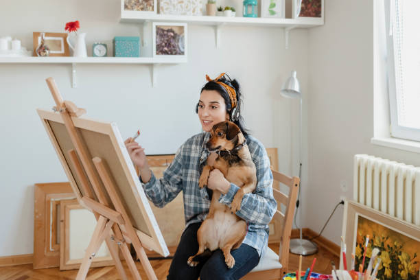 istock Young Female Artist 1212978955