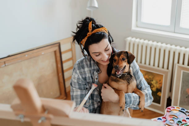 istock Painting a Picture on Canvas 1212978959
