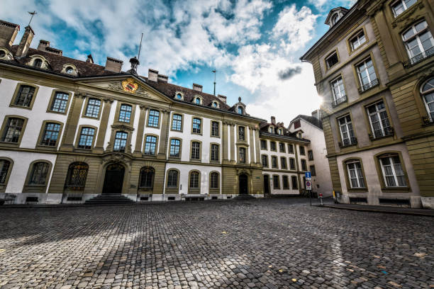 istock Swiss Architecture In Bern, Switzerland 1212979175