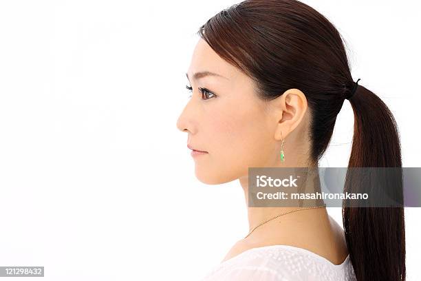 Japanese Woman Stock Photo - Download Image Now - Profile View, Women, Japanese Ethnicity