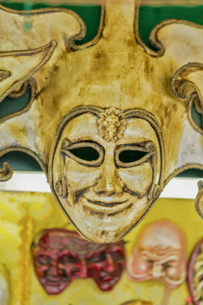 istock Group of venetian carnival masks 1212988776