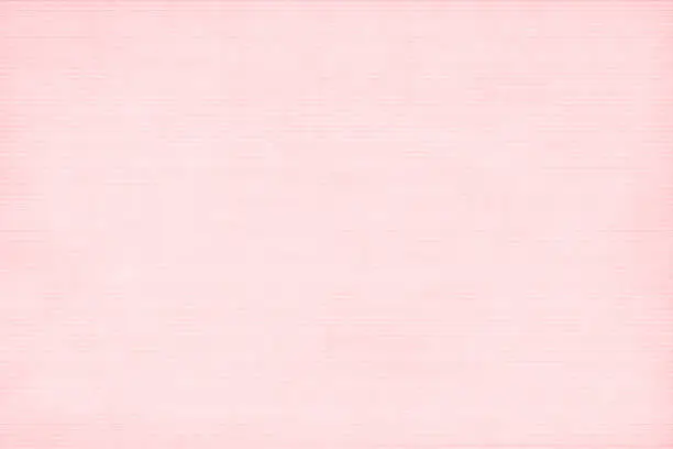 Vector illustration of Pale pink coloured background resembling textured corrugated paper sheet having horizontal stripes.