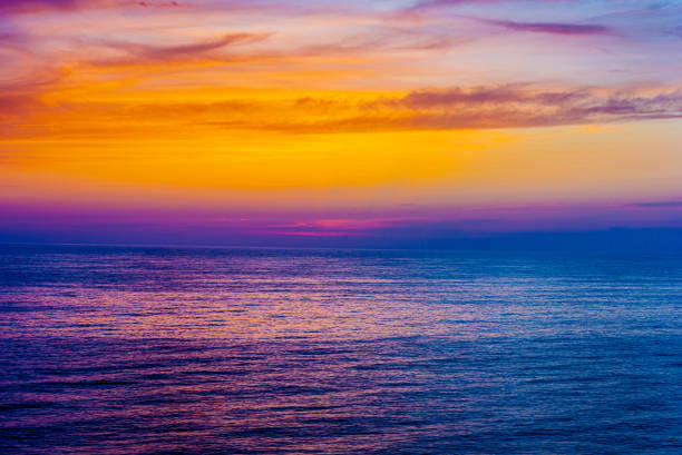 istock colorful sunset on the sea 1212992298