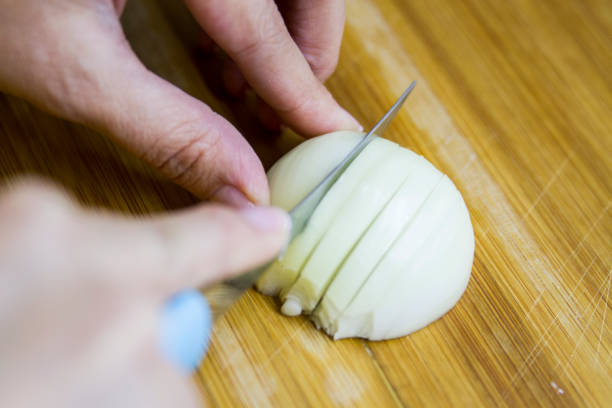Slicing Onions By Knife