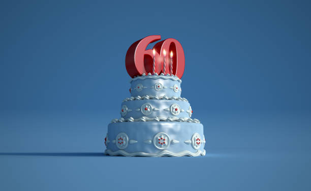 istock Birthday cake sixty anniversary 1213001252