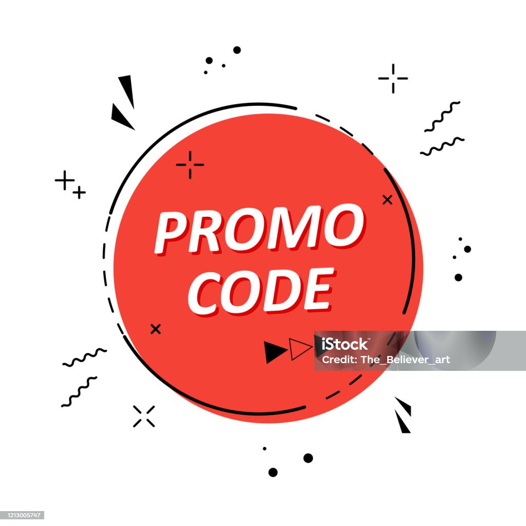 Promo Code Promotion Example Visual Promo Code Coupon Code Flat Vector Set Design Illustration On White ...