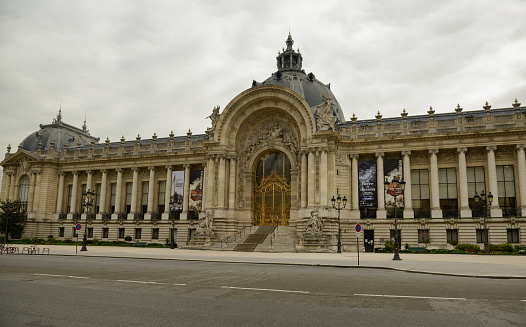 Paris 17 march 2020: exposition centers and galeries, like Petit Palais, usually crowded are closed because of lockdown.