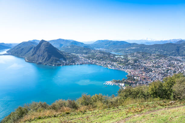 istock Panorama of Lake Lugano, Switzerland 1213006437