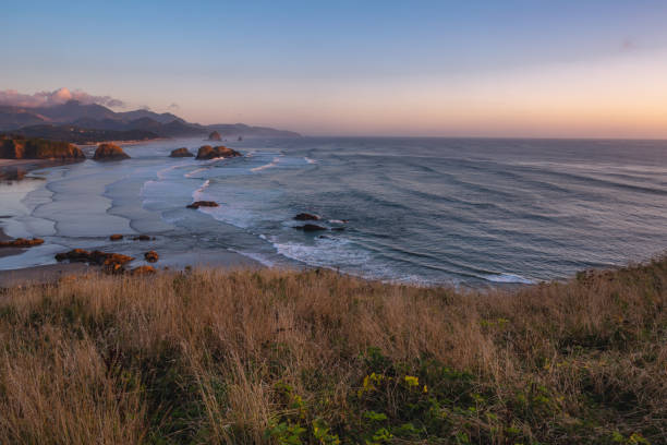 istock Oregon Coast Sunset at Ecola State Park Pacific Ocean 1213009415