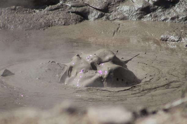 istock Rotorua New Zealand bubbling mud pool 1213011656