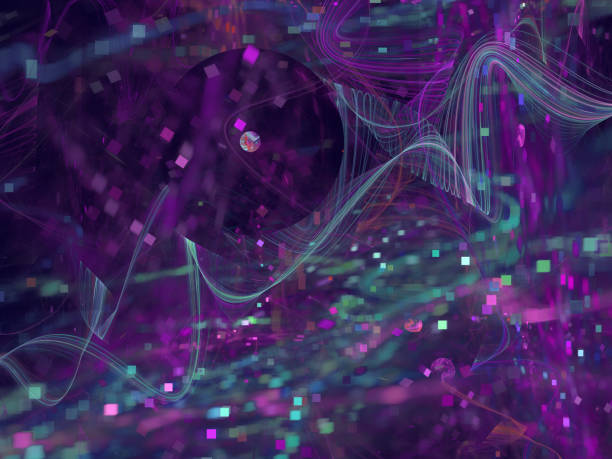 istock Modern colorful abstract festive background - Sparkles and spirals in motion. 1213014068