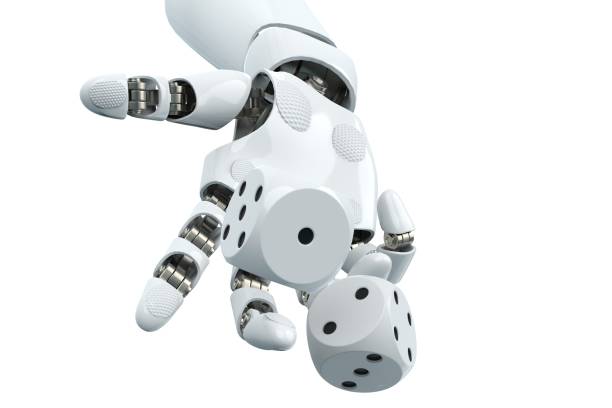 istock robot arm to dice stock photo 1213027274