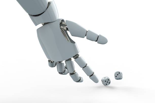istock robot arm to dice stock photo 1213027277