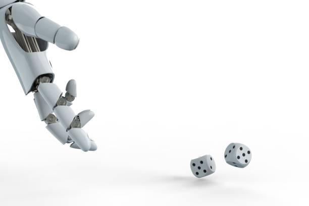 istock robot arm to dice stock photo 1213027297