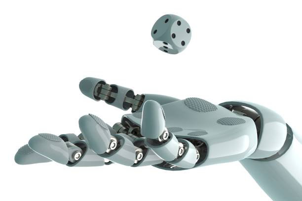 istock robot arm to dice stock photo 1213028234