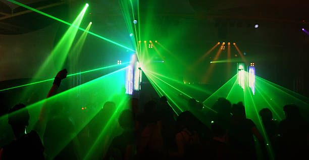 istock Dancing people in an underground club 121302983