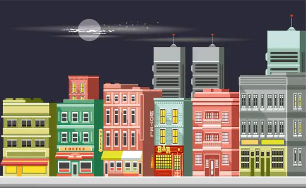 Vector illustration of City scape