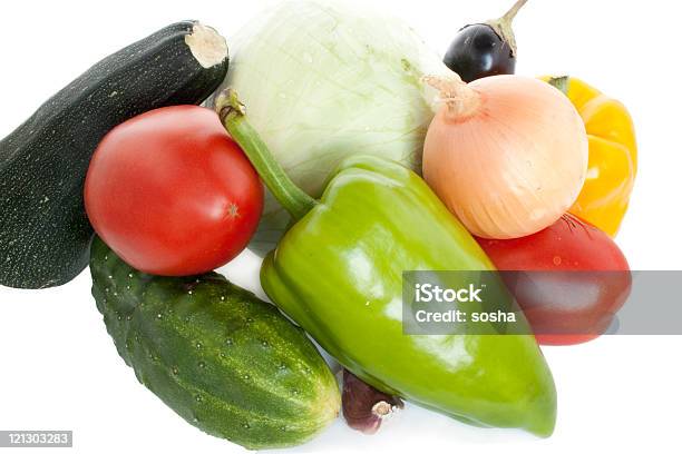 Foto de Legumes Frescos e mais fotos de stock de Alho - Alho, Alimentação Saudável, Amarelo