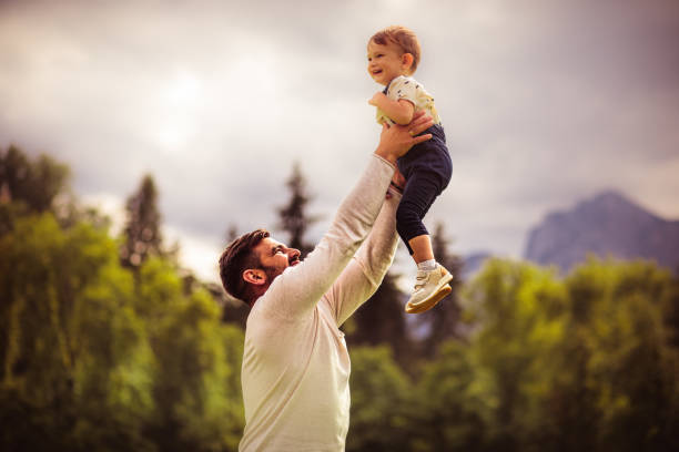 istock Father and son,enjoying in nature 1213038520