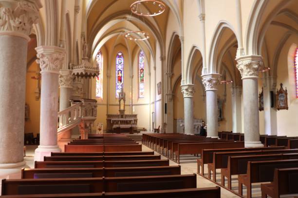 istock St. Bartholomew's Catholic Church in Genas 1213046955