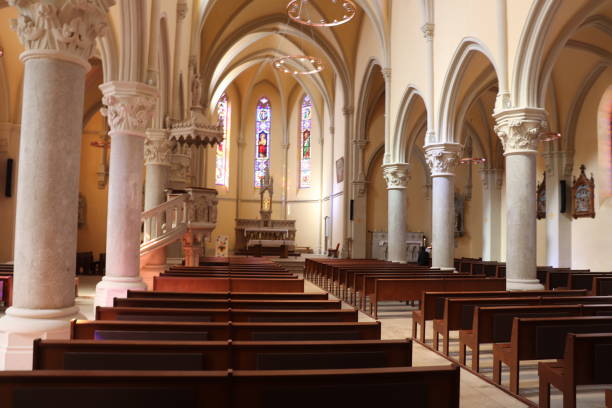 istock St. Bartholomew's Catholic Church in Genas 1213046985