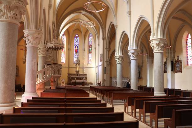 istock St. Bartholomew's Catholic Church in Genas 1213047010