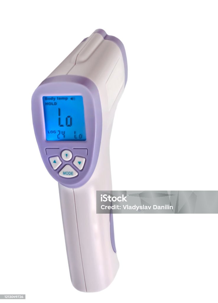 Digital Temperature Gun Sight Handheld Forehead Readings Temperature  Measurement Device Stock Photo - Download Image Now - iStock