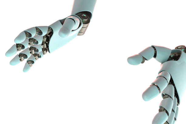 istock 3d rendering robot arms stock photo 1213050092