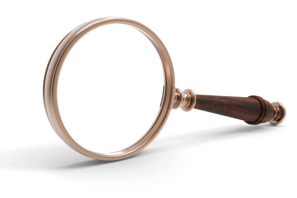 istock 3d rendering magnifying glass stock photo 1213052281
