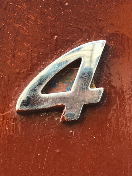 istock metal house number 4 1213052762