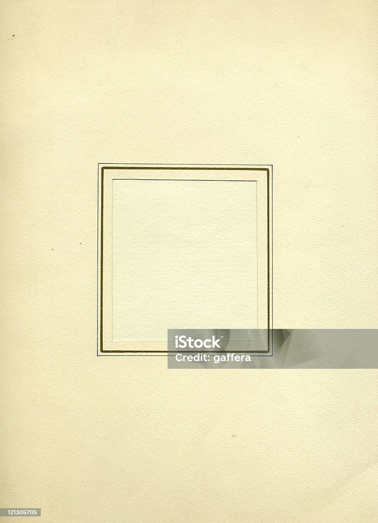 Altes Papier mit Rahmen - Lizenzfrei Abstrakt Stock-Foto