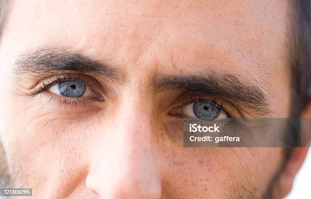 Olhos Azuis - Fotografias de stock e mais imagens de Olho - Olho, Homens, Azul