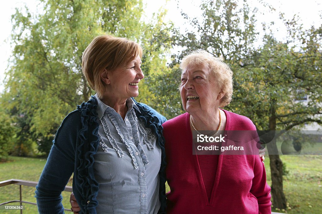 Mãe e Filha - Royalty-free 60-64 anos Foto de stock
