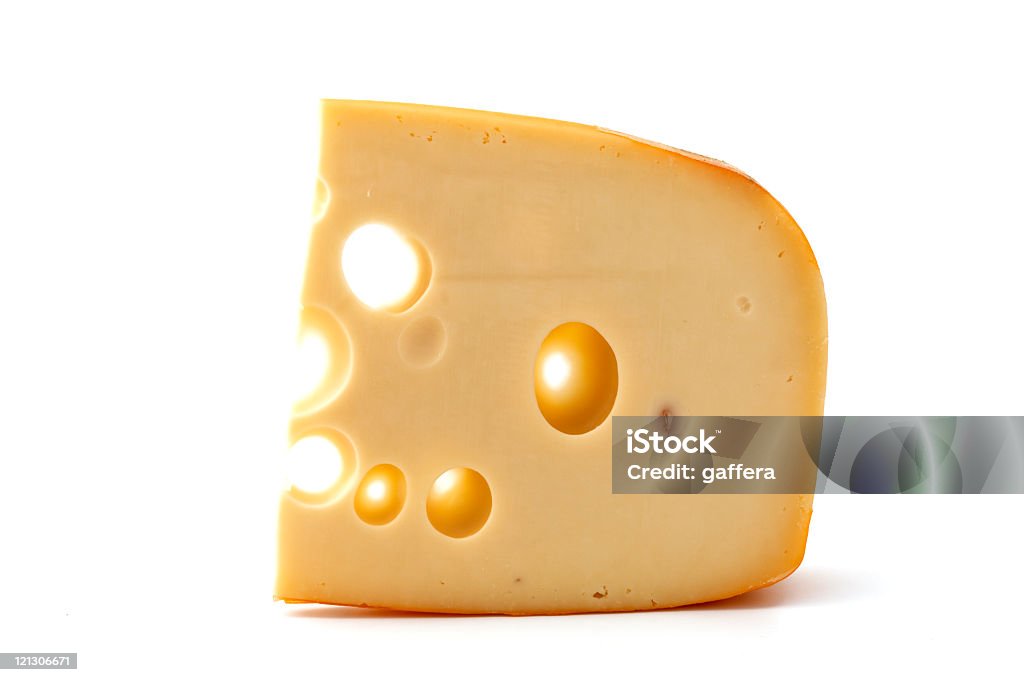 Pezzo di formaggio - Foto stock royalty-free di Formaggio