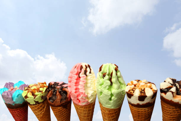 istock Conch creams with the summer sky 1213068103