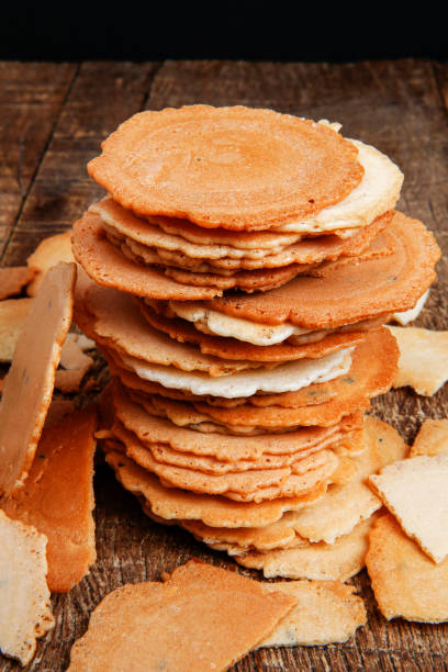 istock Japanese baked rice snack 1213076427