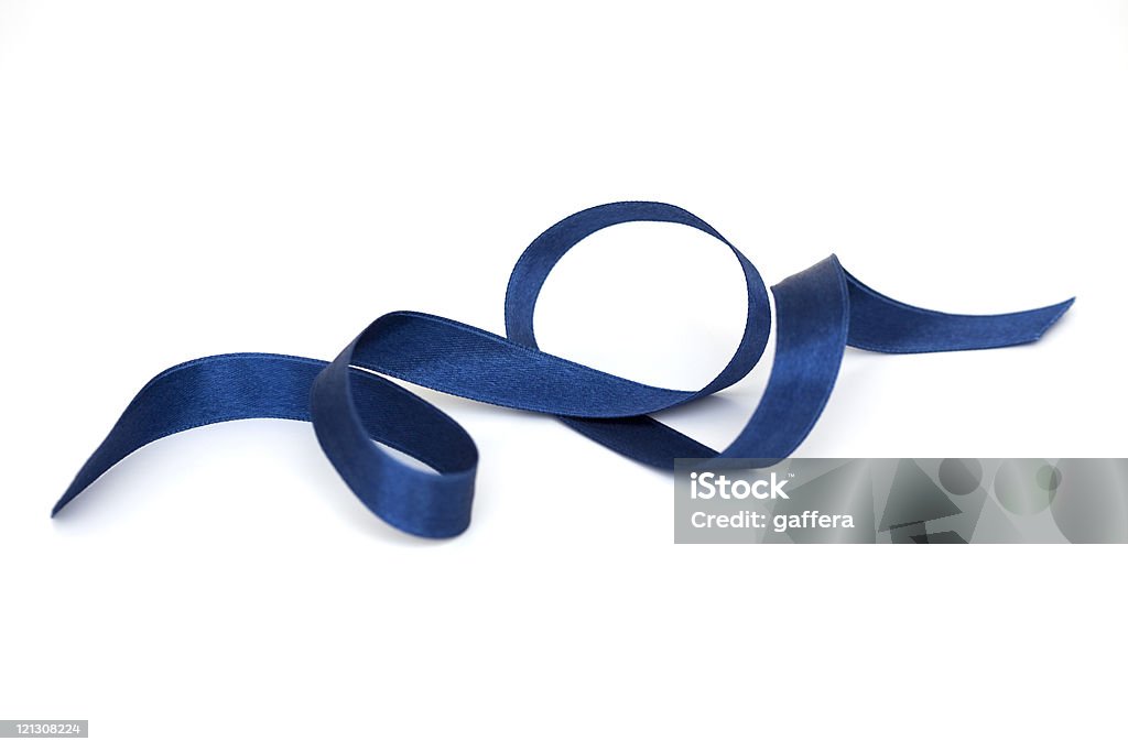 blue ribbon - Foto de stock de Fita royalty-free