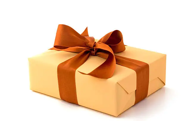 Photo of orange gift box