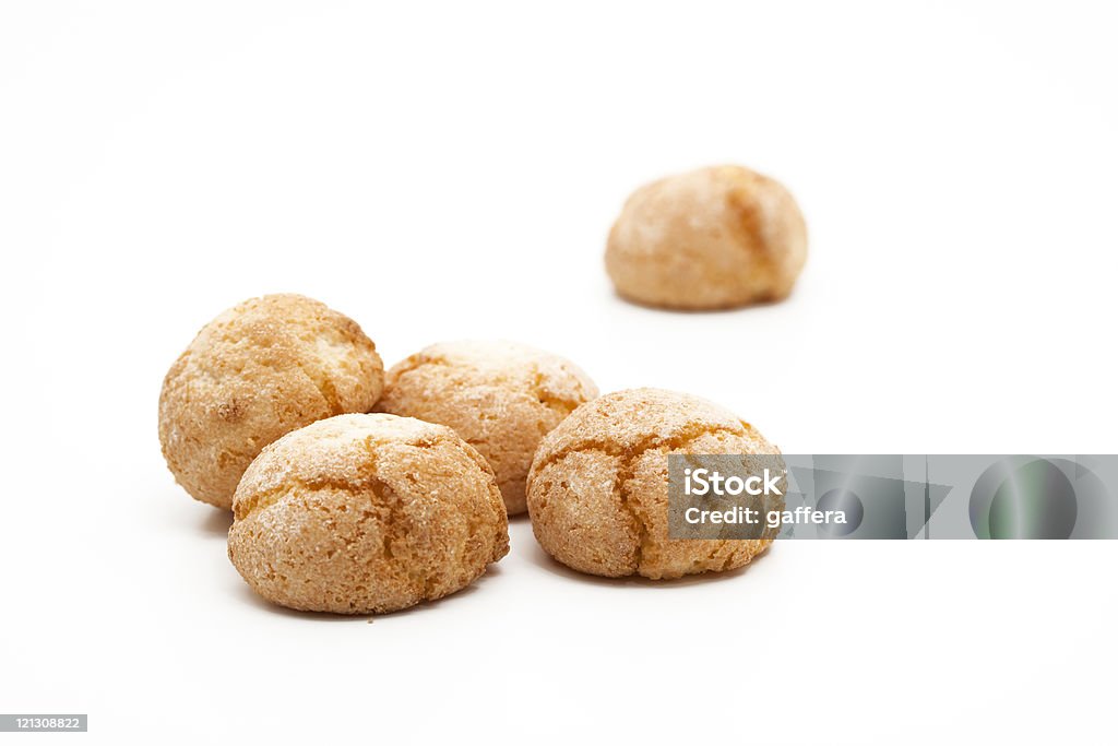 cookies italianos amêndoas - Foto de stock de Amontoamento royalty-free