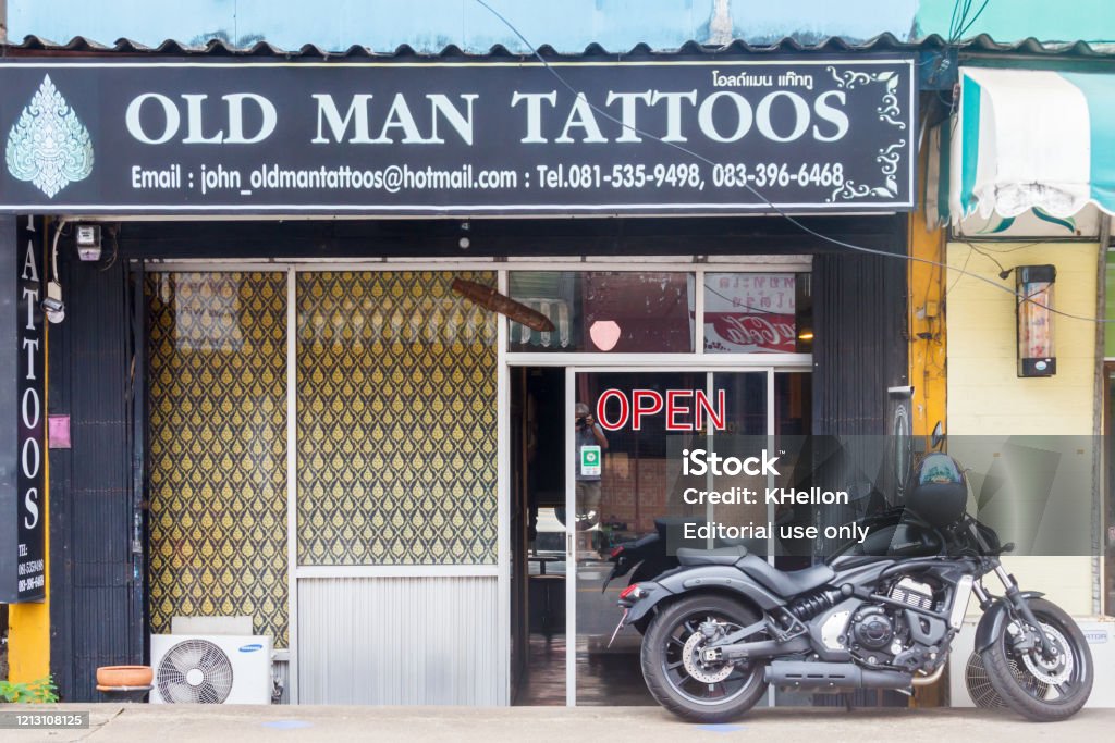 Motorbike Outside A Tattoo Studio Stock Photo - Download Image Now - Motorcycle, Studio - Workplace, Tattoo - iStock Motorbike Outside A Tattoo Studio Stock Photo - Download Image Now - Motorcycle, Studio - Workplace, Tattoo - iStock