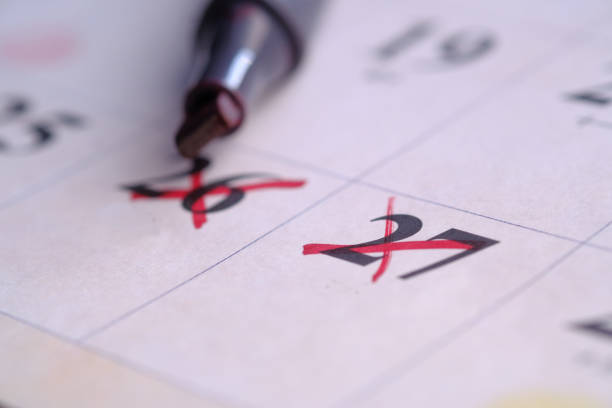 istock deadline concept with red mark on calendar date 1213116974