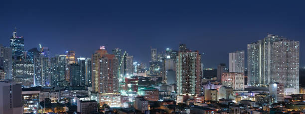 Panorama view of Manila cityscape