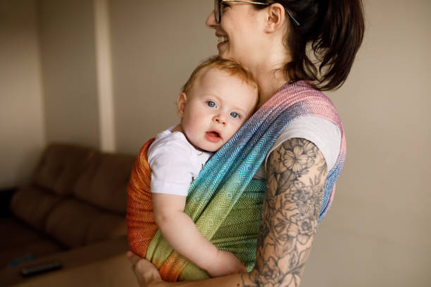istock Baby boy hugging his mother 1213119557