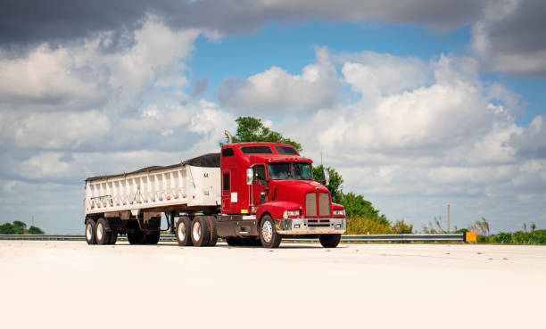 istock Dump Truck in Miami USA 1213132465