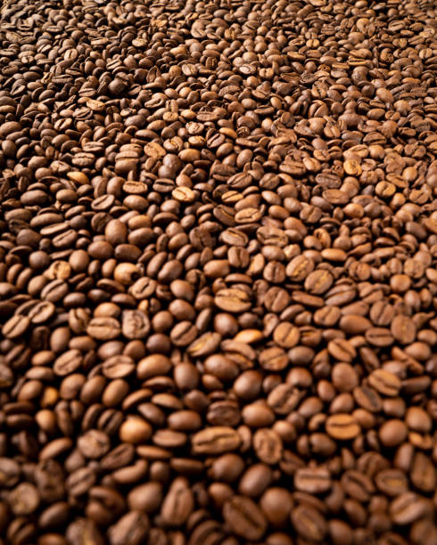 istock Close-up of roasted coffee beans 1213132544