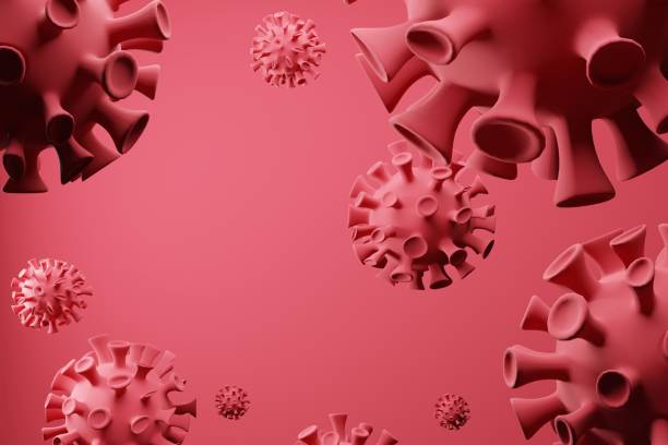istock Coronavirus disease COVID-19 medical 3D render infection. Background with realistic 3d red virus cells. Dangerous asian ncov corona virus. Novel Coronavirus 1213133067