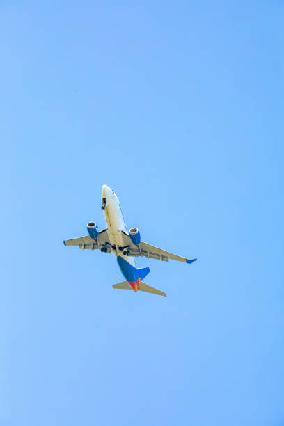 istock airplane in sky travel concept 1213141443