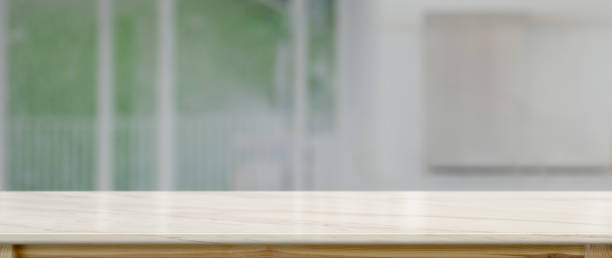 istock Close up view of empty counter in kitchen room 1213141708