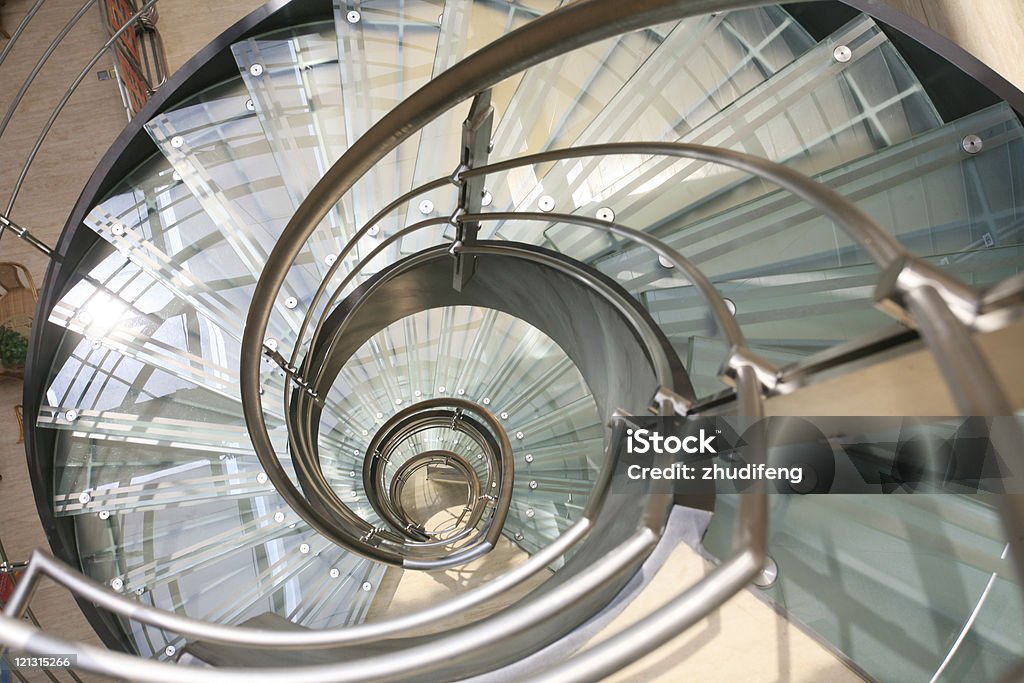 staircase  Glass - Material Stock Photo